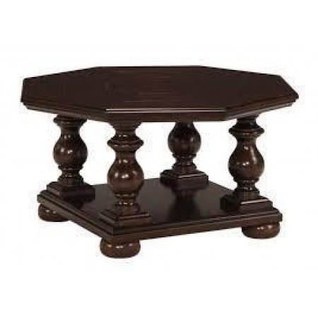 Ashley T86 -8 : Bàn Sofa Chân Tiện - Hình Bát Giác